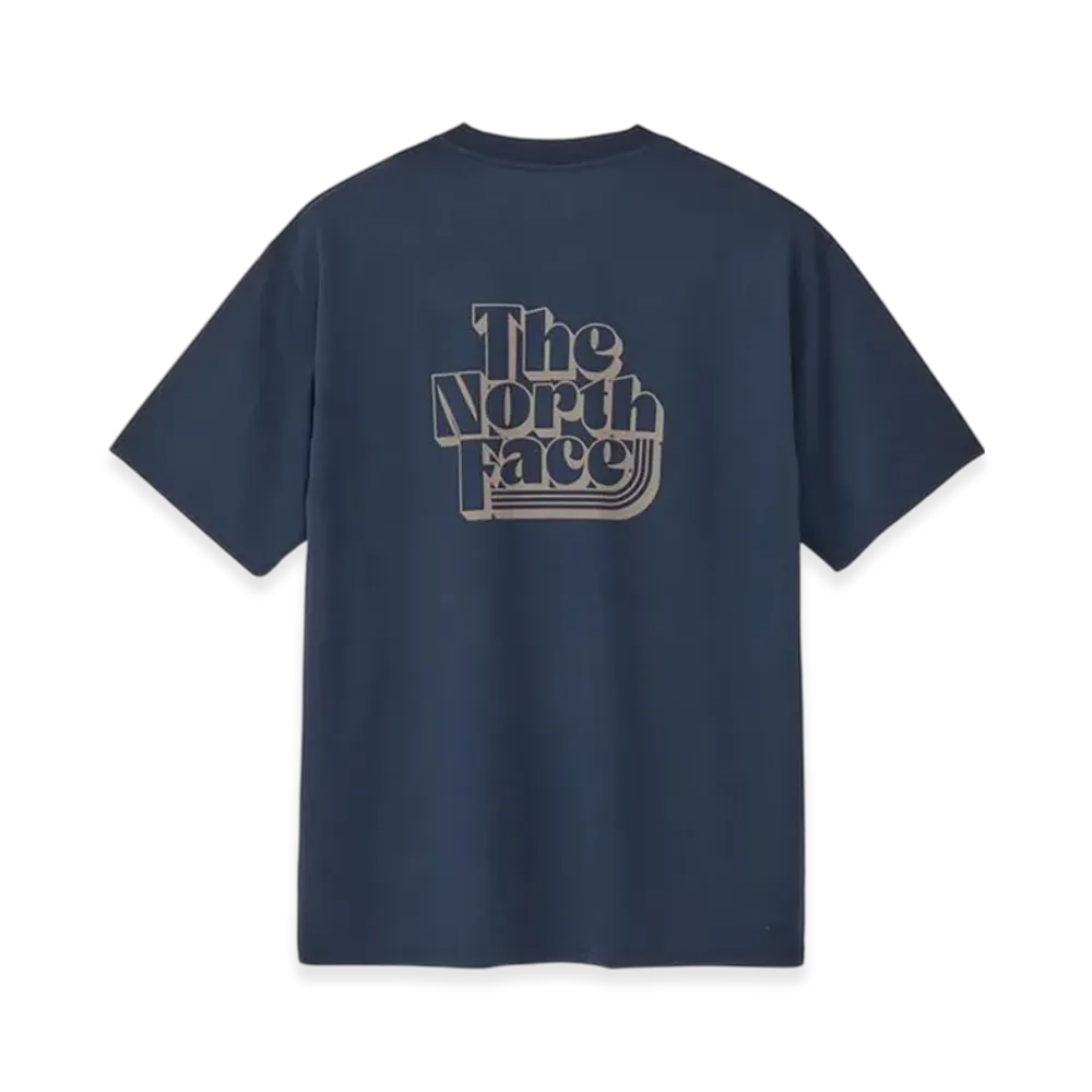 The North Face Short Sleeve Free Run Graphic Crew "Urban Navy"