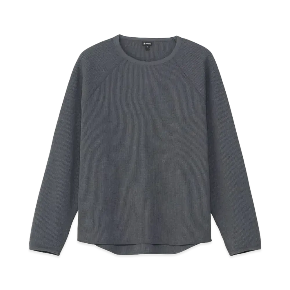 Goldwin Waffle Light Long Sleeve T-shirt (Unisex) "Cloud Gray"