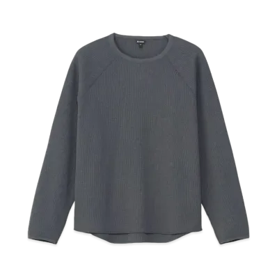 Goldwin Waffle Light Long Sleeve T-shirt (Unisex) "Cloud Gray"