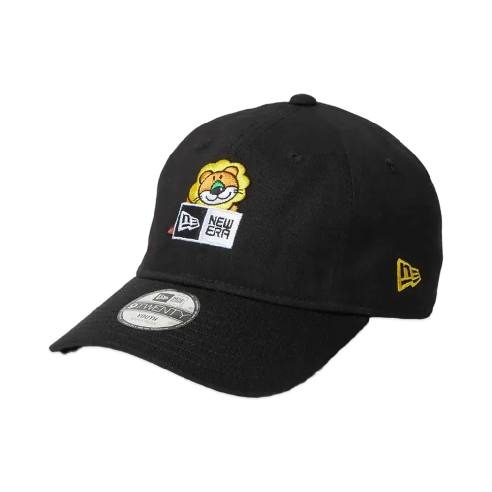 NEW ERA x Tabekko Animals Youth 9Twenty Lion Box Logo "Black"