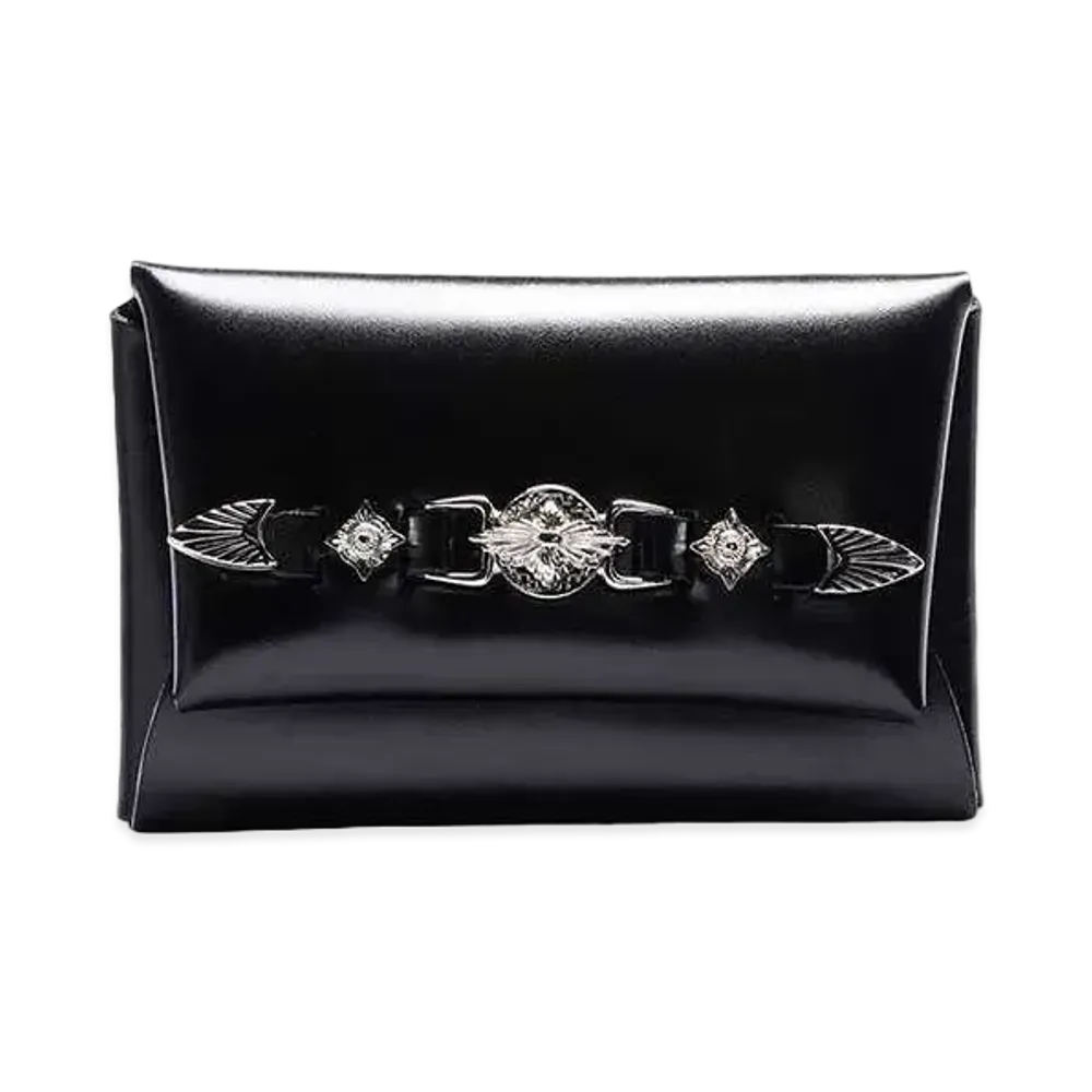 TOGA VIRILIS Leather card case "BLACK"