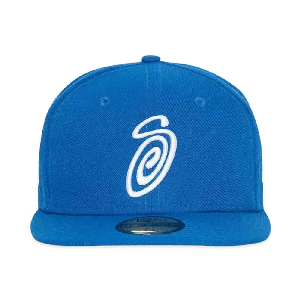 Stussy Curly S New Era Cap "Royal Blue"