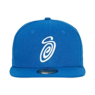 Stussy Curly S New Era Cap "Royal Blue"