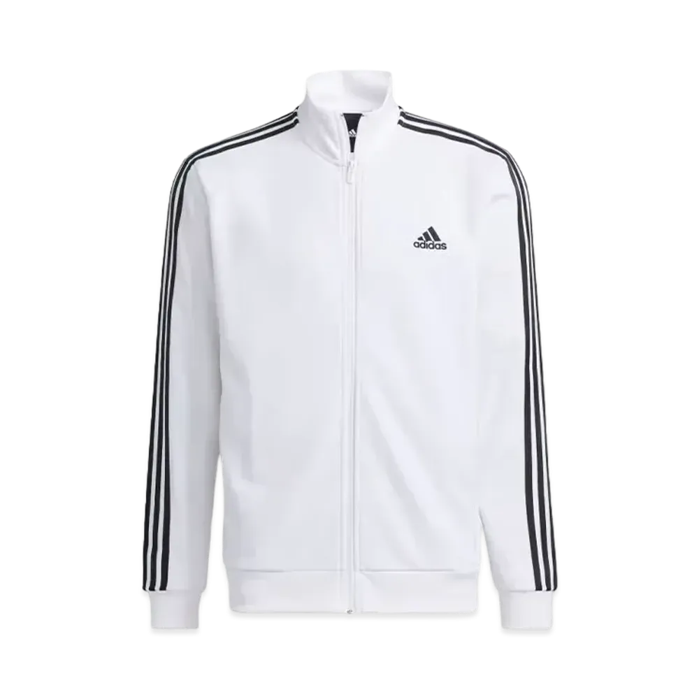 adidas Three Stripes Double Knit Track Top "White"