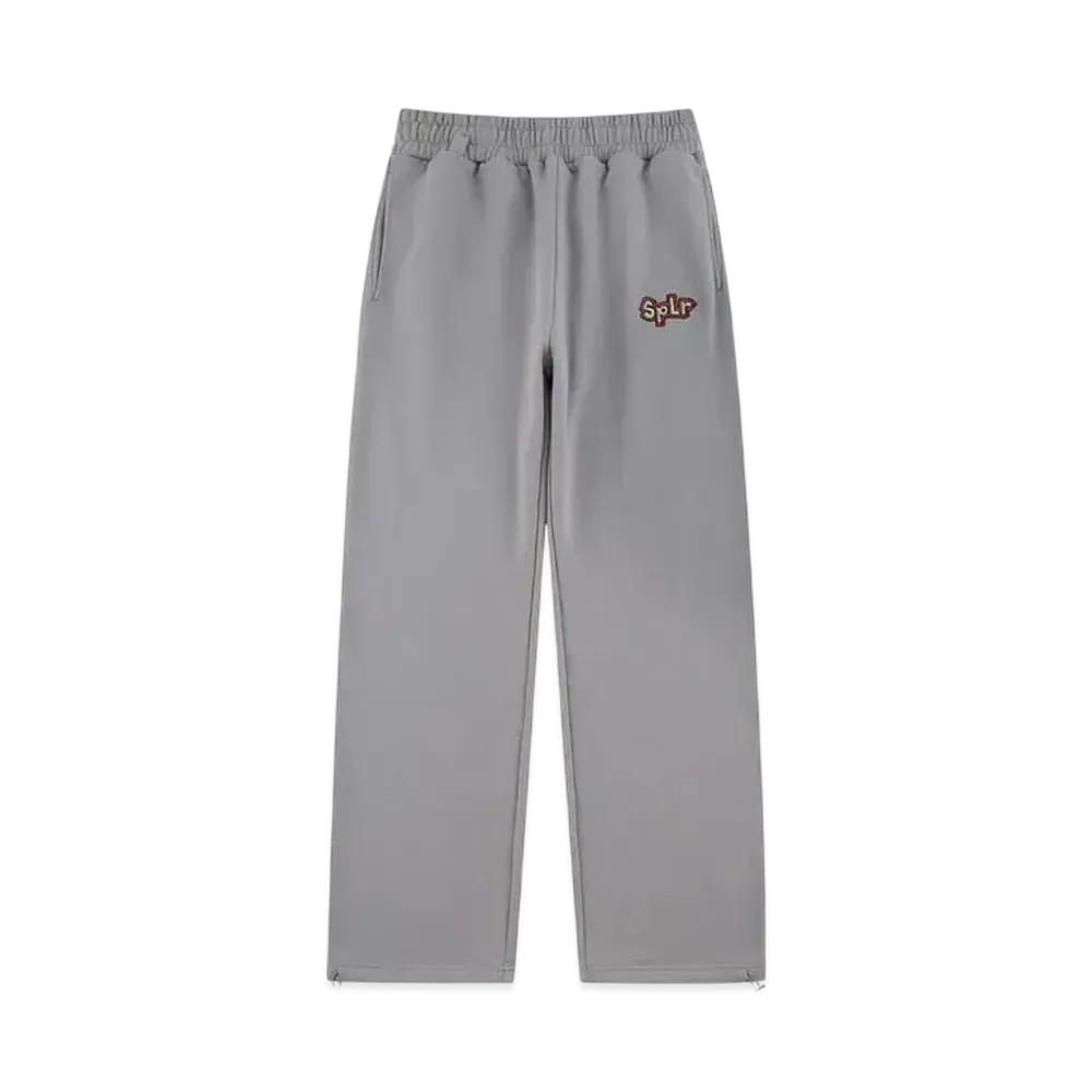 SPLR Crayon Logo Embroidery Sweat Pants "Grey"