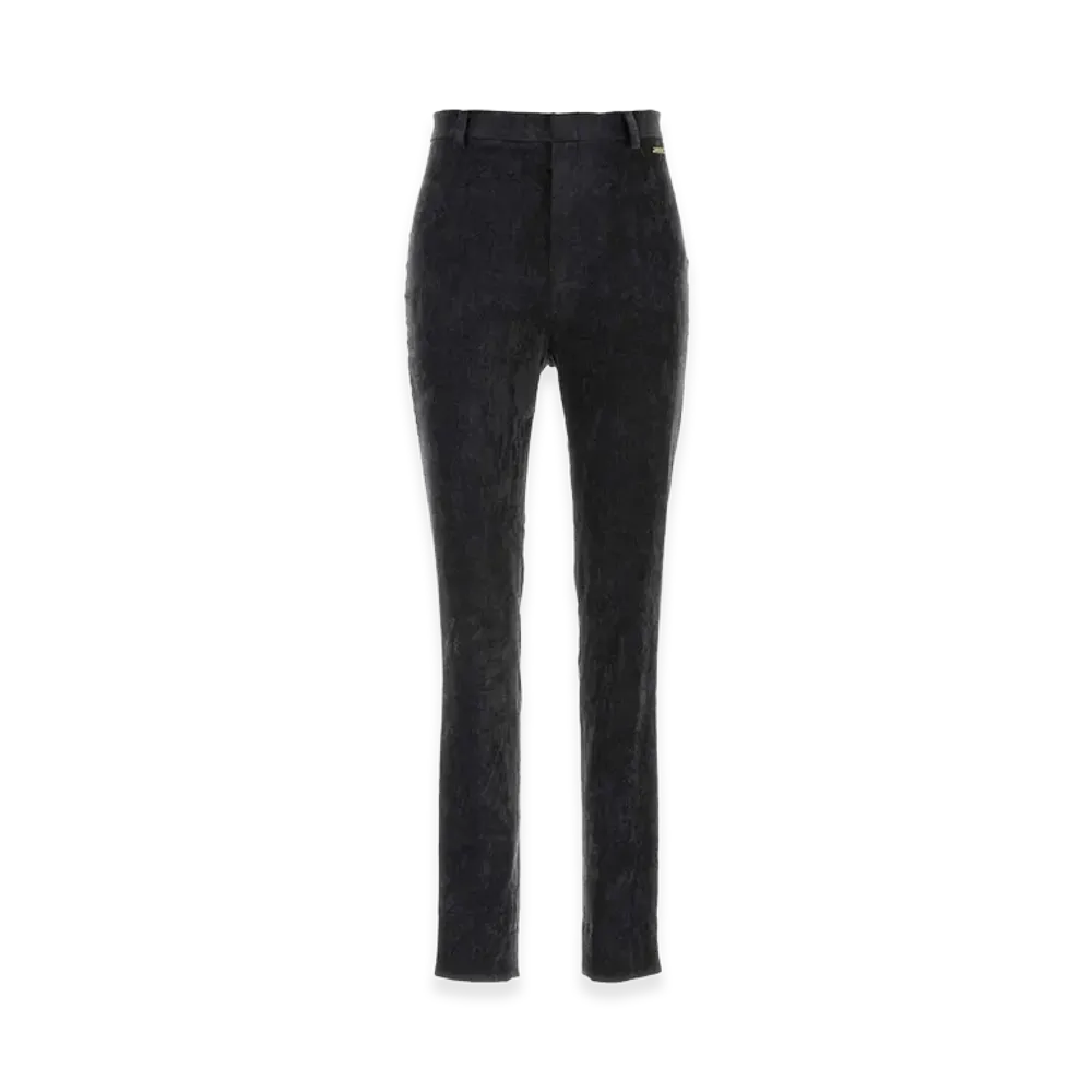 GUCCI Women's Stretch Velvet Pant "Grey"