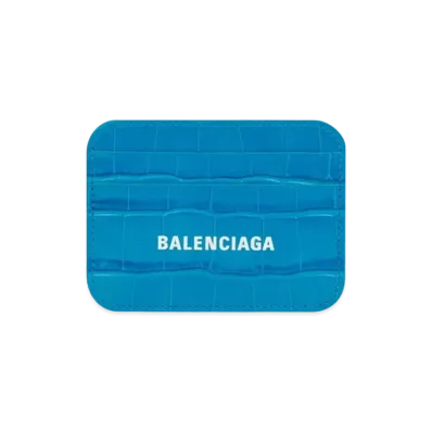 BALENCIAGA Cash Card Holder "Blue"