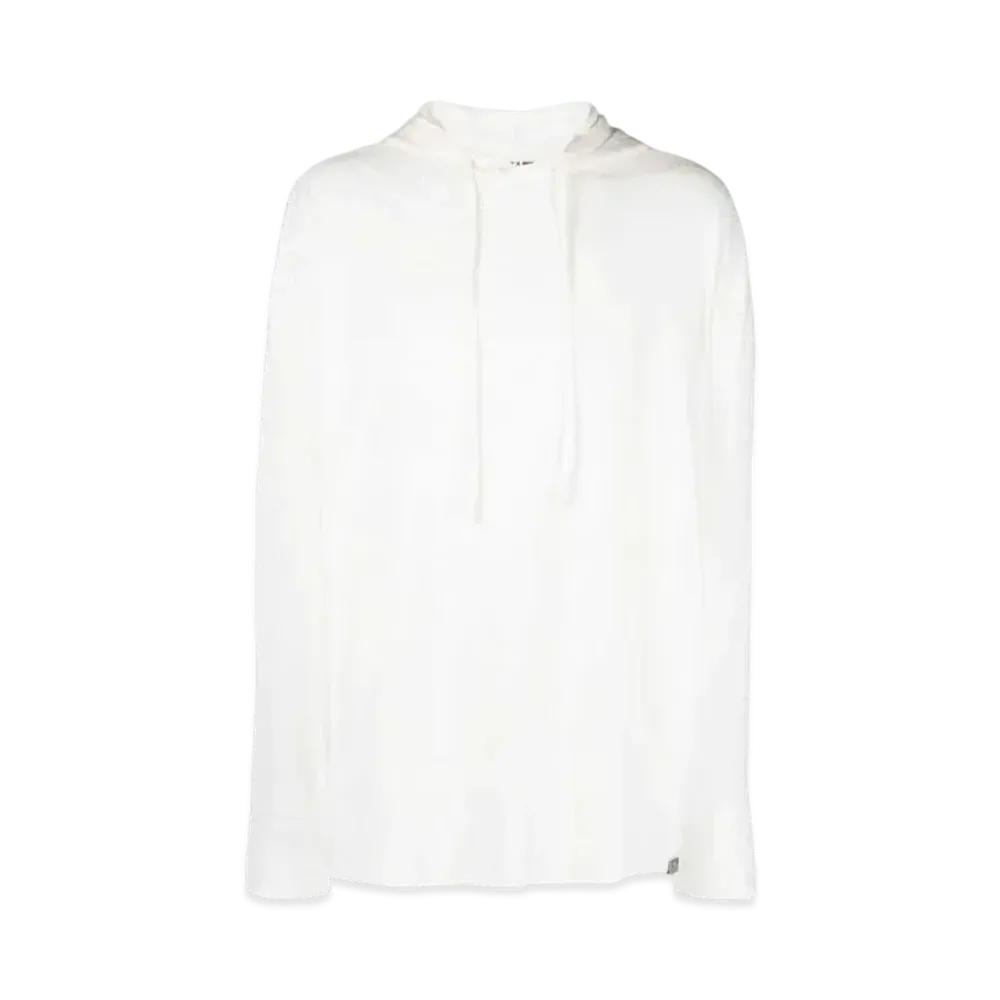1017 ALYX 9SM Distressed Hooded Long-Sleeve Top "White"
