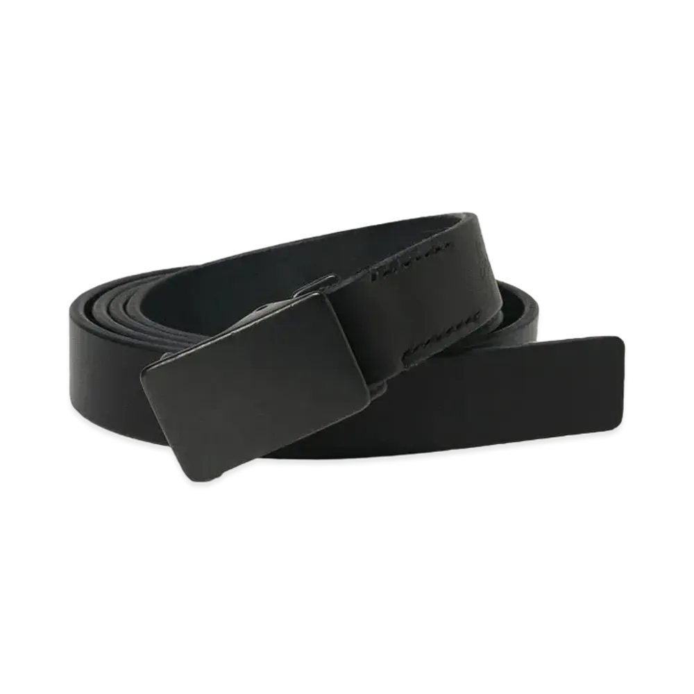 Yohji Yamamoto Pour Homme THICK SOFT LEATHER 24MM FREE BELT "Black"