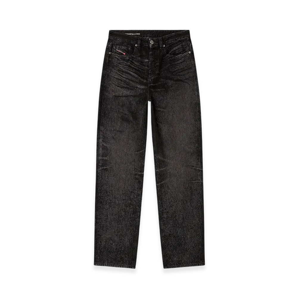 Diesel Relaxed Jeans 2001 D-Macro 007db "Black/Dark Grey"