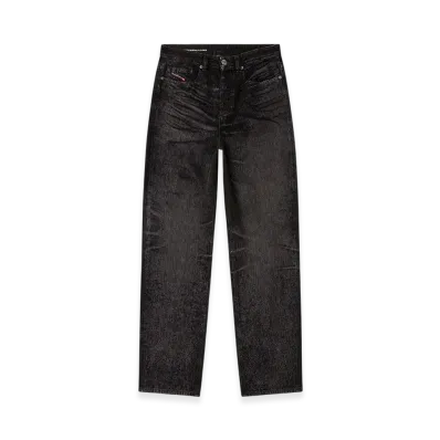 Diesel Relaxed Jeans 2001 D-Macro 007db "Black/Dark Grey"