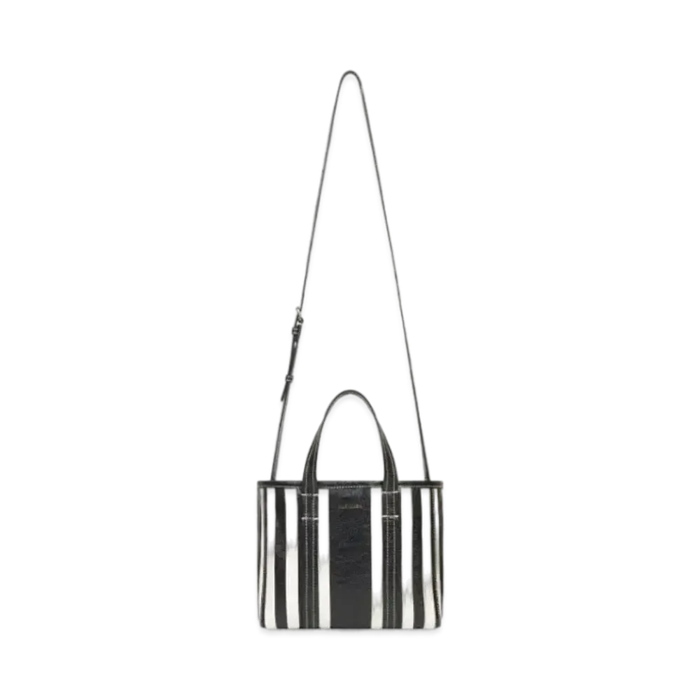 BALENCIAGA Women's Barbes Small East-West Shopper Bag "Black"