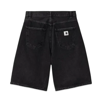 Carhartt WIP W' Brandon Short "Black(Stone Washed)"