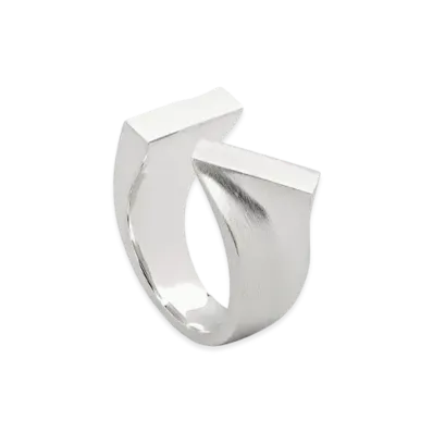 TOMWOOD Tilt Ring "Silver"