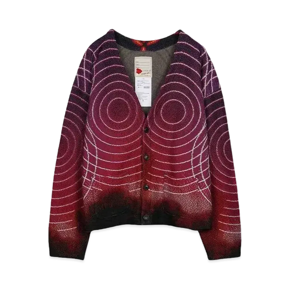 EVANGELION x SEVESKIG AT Field Knit Cardigan "BLACK"