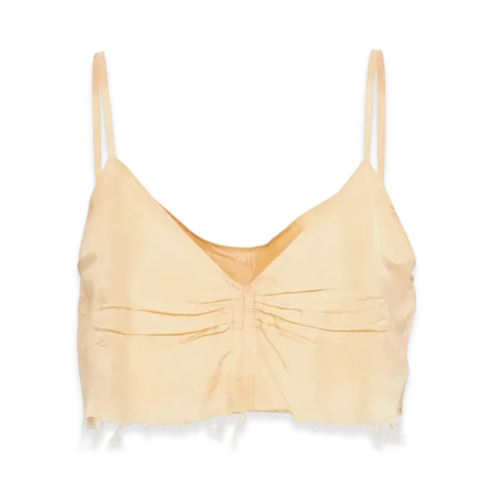 MIU MIU Women's Ponge Top "Peach"