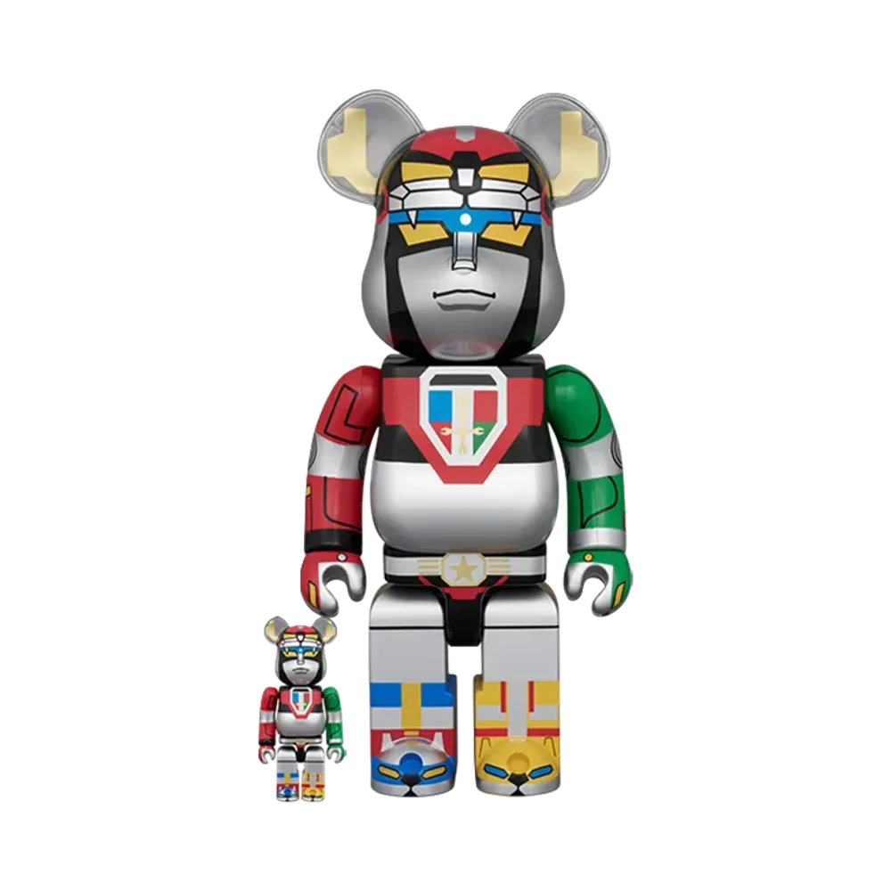 MEDICOM TOY "BEARBRICK" Bearbrick Voltron 100% & 400%