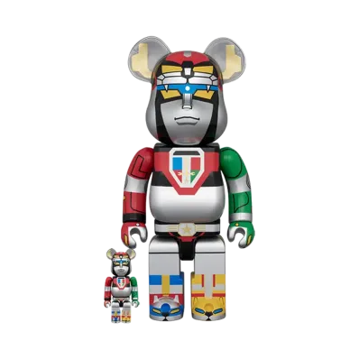 MEDICOM TOY "BEARBRICK" Bearbrick Voltron 100% & 400%