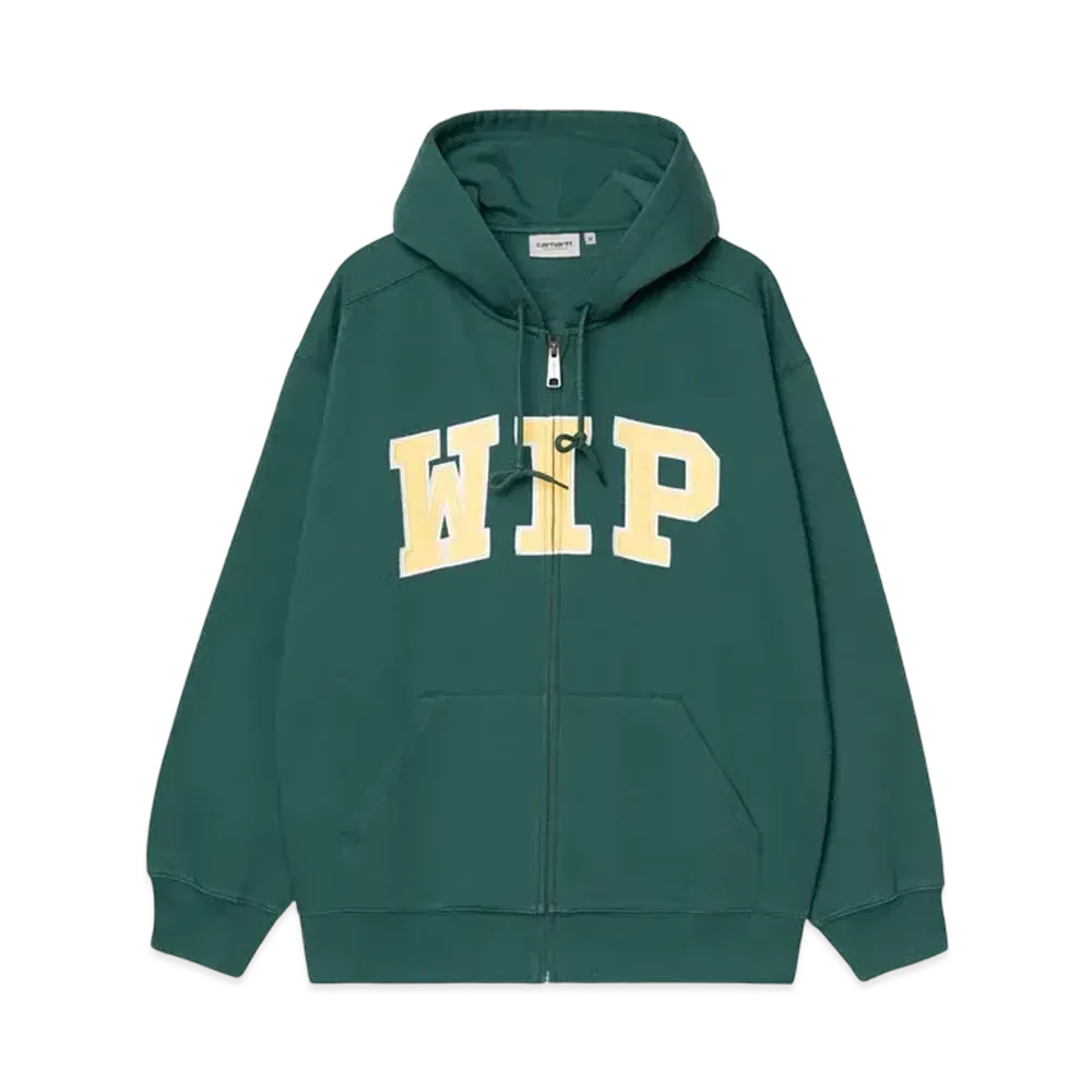 Carhartt WIP Hooded Wip Sweat Jacket "Rainforest(Stone Washed)"