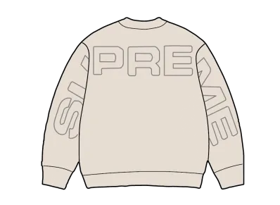Supreme Pilled Sweater "Stone"