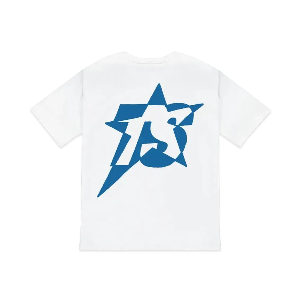 TRAPSTAR TS Star Print Tee "White/Blue"