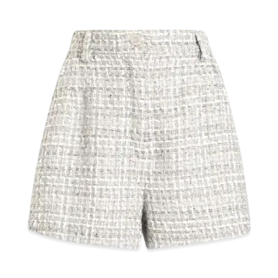 DOLCE&GABBANA Lame Boucle Shorts "Gray"