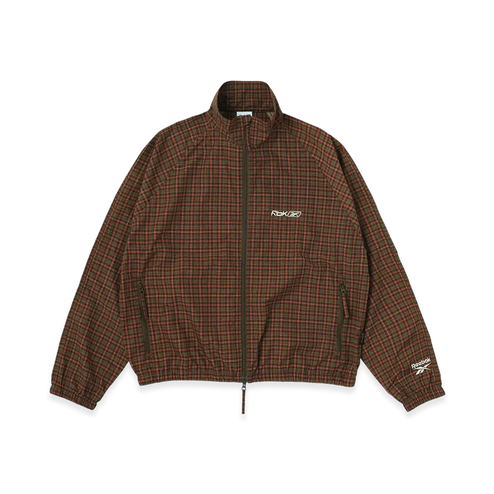 SEDAN ALL-PURPOSE x Reebok Track Jacket "Brown Plaid"