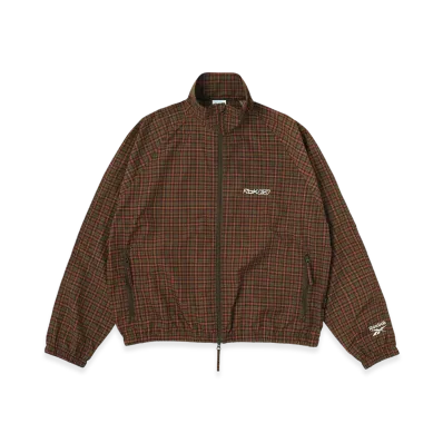 SEDAN ALL-PURPOSE x Reebok Track Jacket "Brown Plaid"