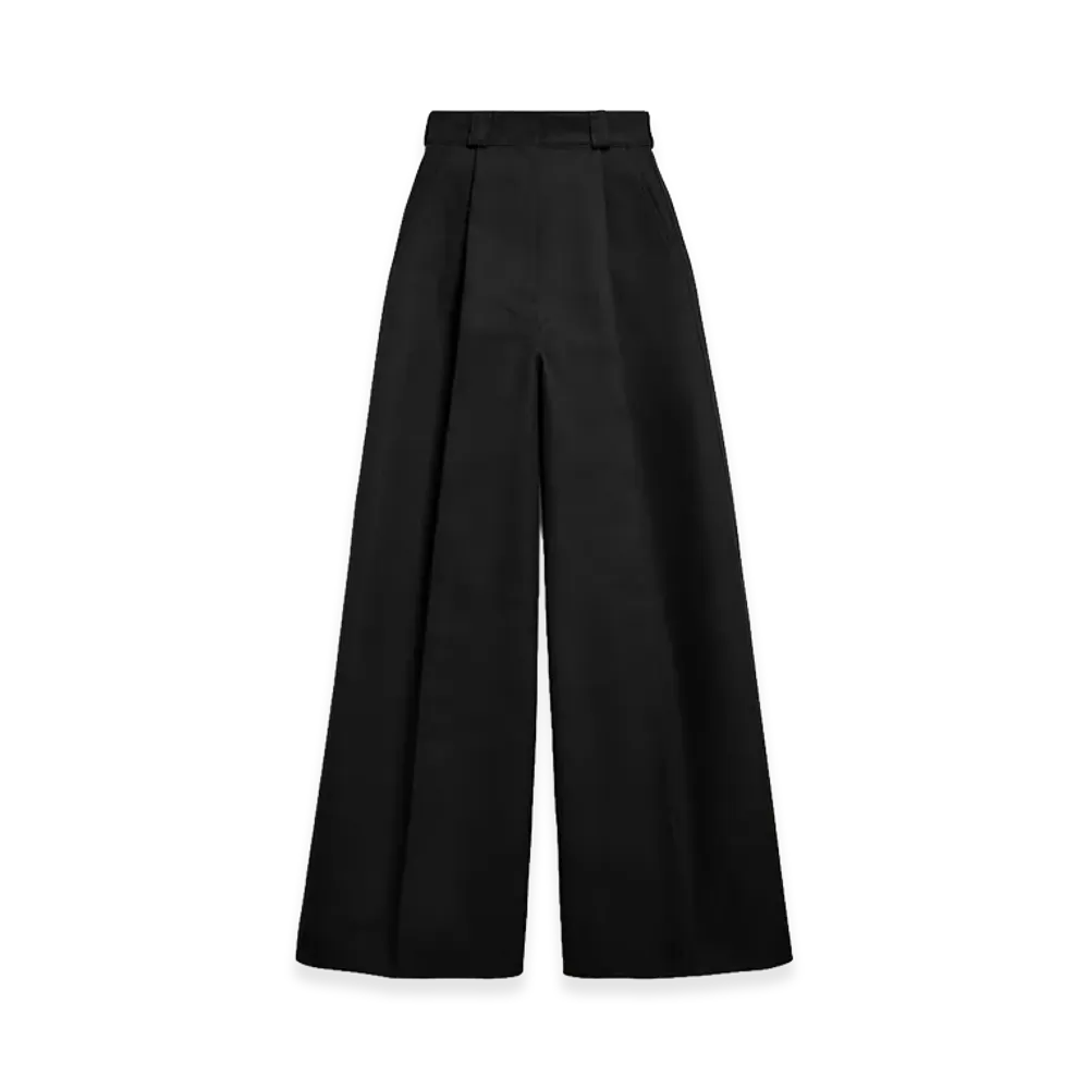 BALENCIAGA Women's High Waist Pants "Black"