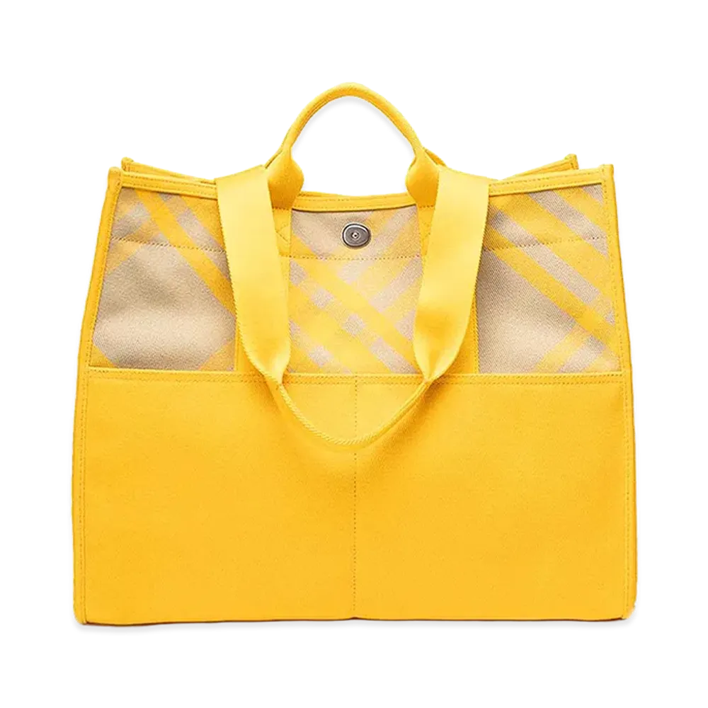 Burberry pocket Tote Bag "Yellow"