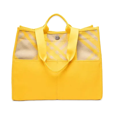 Burberry pocket Tote Bag "Yellow"
