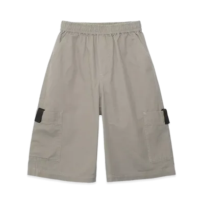 X-Girl Women's Faded Face Label Easy Shorts "Beige"