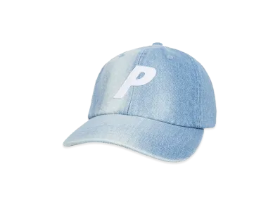 PALACE Bleached Denim P 6-Panel "Stonewash"
