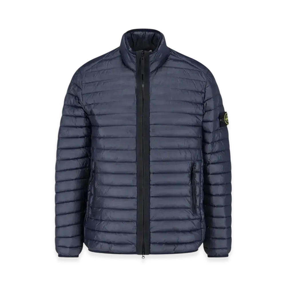 Stone Island 42324 Packable Loom Woven Chambers R-Nylon Down-TC Jacket - 23FW "Navy Blue"