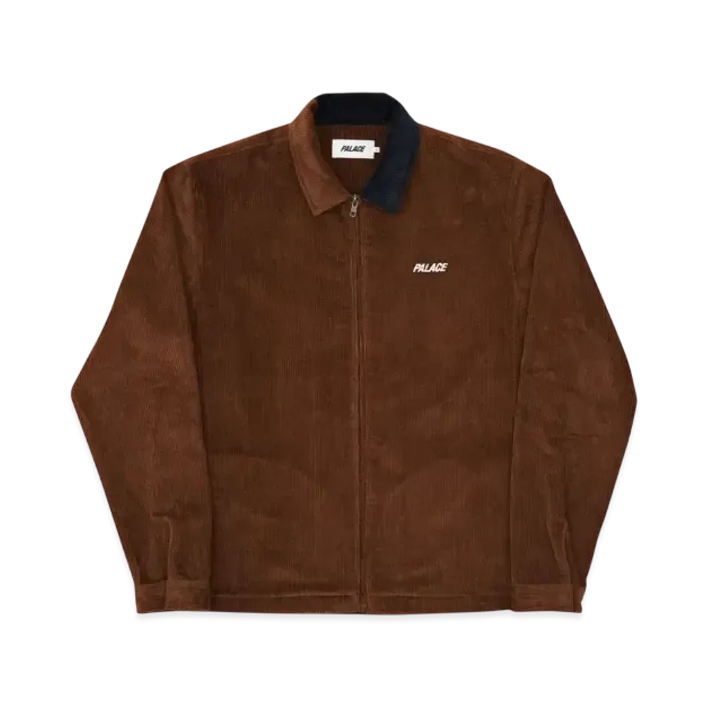 PALACE Zip Cord Jacket "Brown Navy"