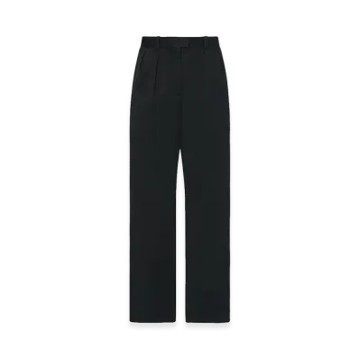 The Row Women's Alfidis Cotton and Cashmere Pants "Black"