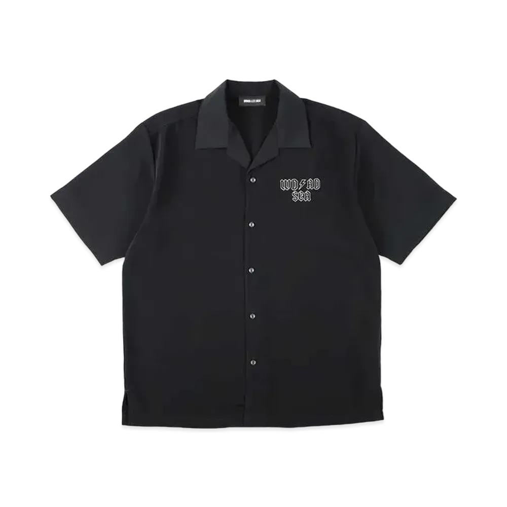 WIND AND SEA Thrash Heritage WDAD Open Collar Shirt "Black"
