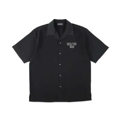 WIND AND SEA Thrash Heritage WDAD Open Collar Shirt "Black"
