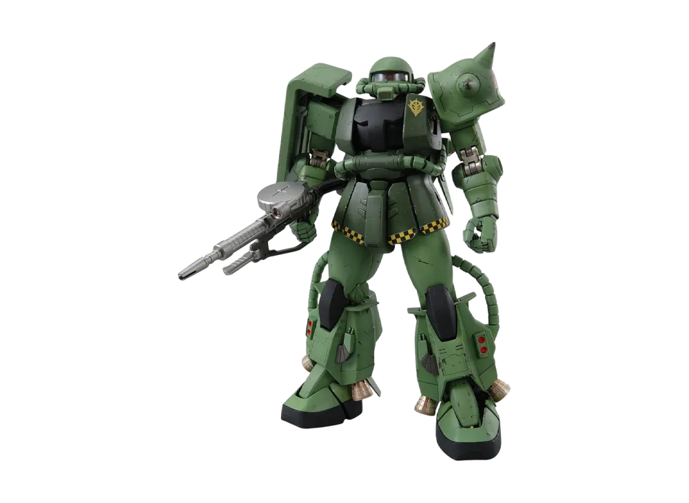 BANDAI "MASTER GRADE" -MOBILE SUIT GUNDAM- MG 1/100 MS-06R-1 Zaku II Ver.2.0 A Baoa Qu Defense Force Unit