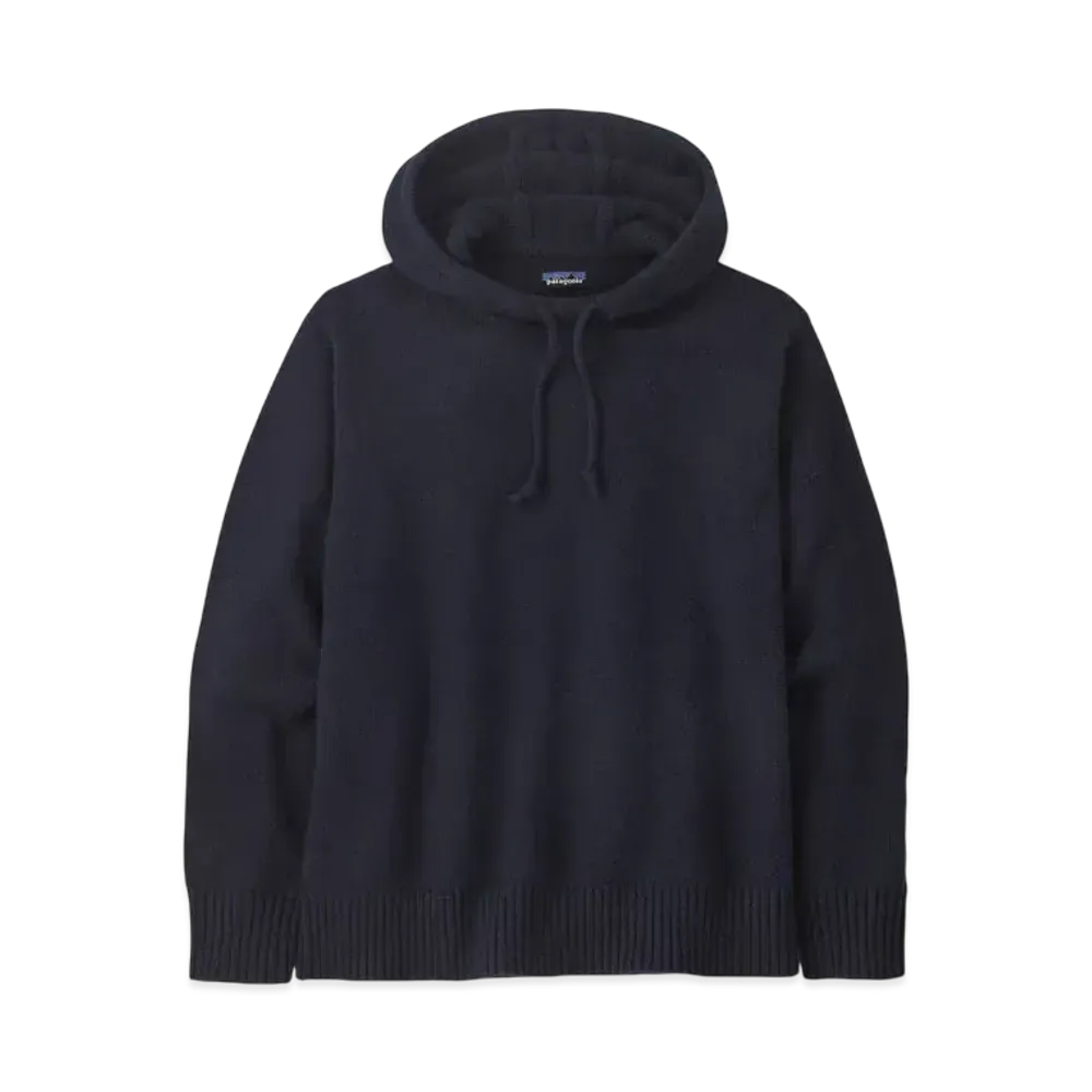 Patagonia Men's Recycled Wool Blend Sweater Hoodie "Navy"