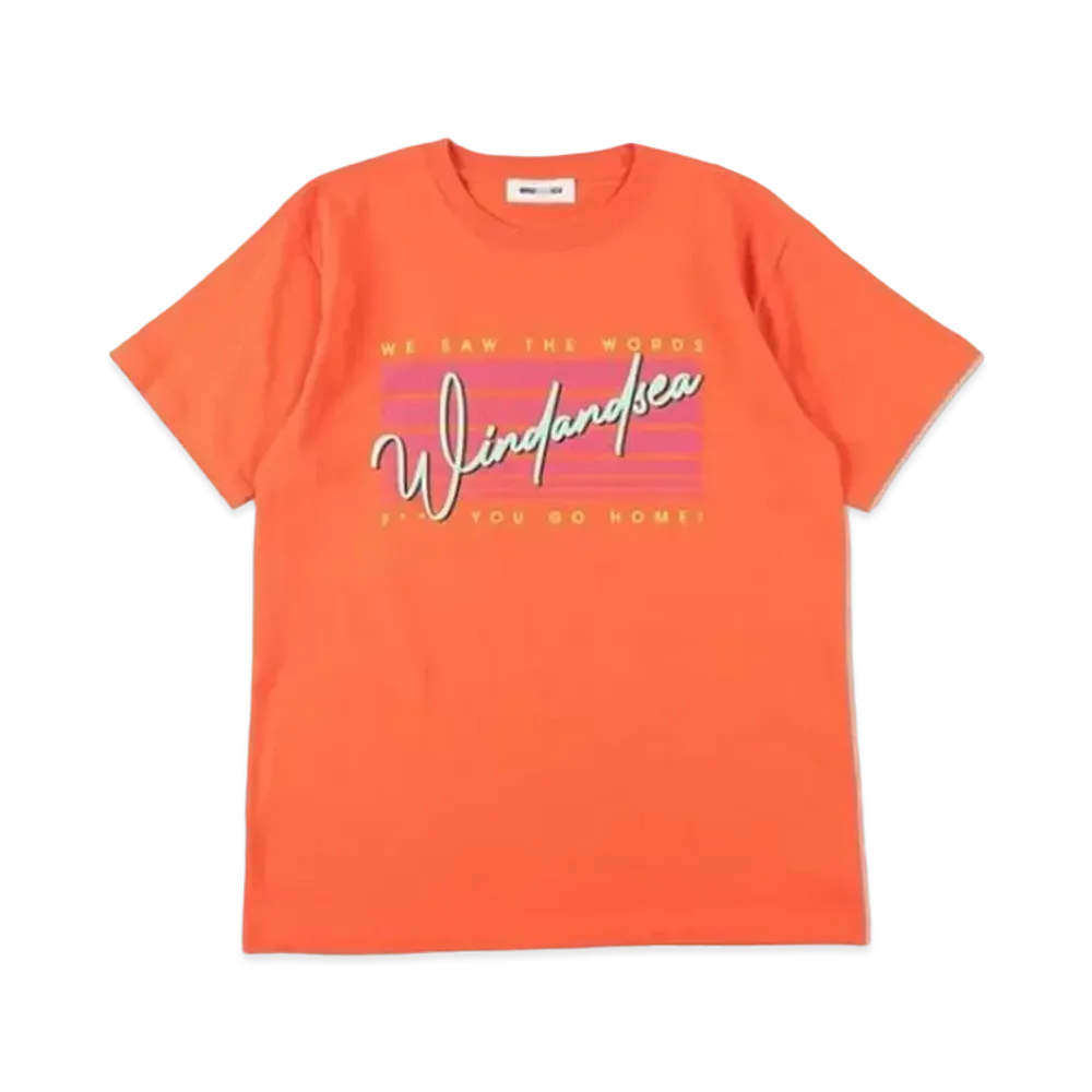 WIND AND SEA SEA Side Jog Tee "Orange"
