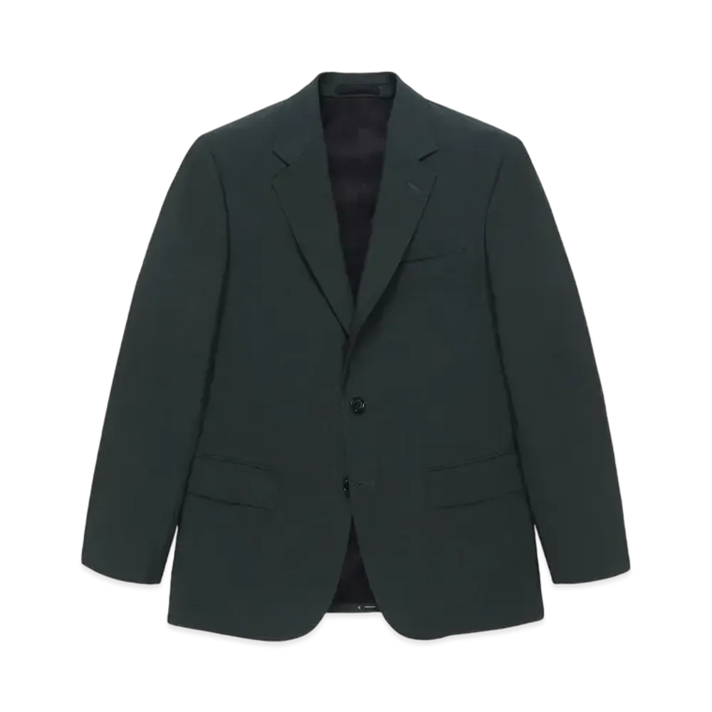 WACKO MARIA x DORMEUIL Single Breasted Jacket "Dark Green"