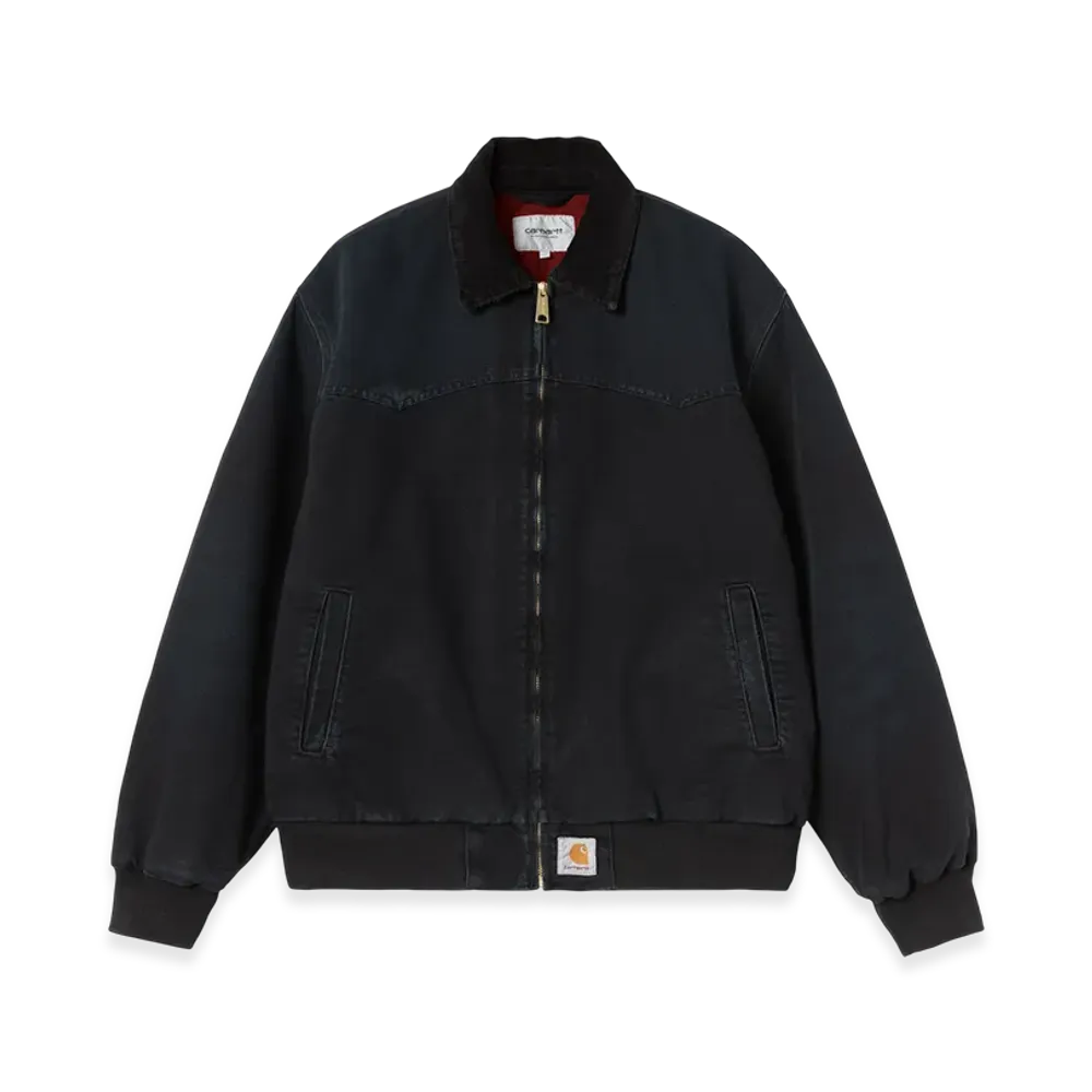 Carhartt WIP OG Santa Fe Jacket "Black/Black(Grind Wash)"