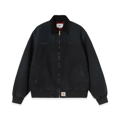 Carhartt WIP OG Santa Fe Jacket "Black/Black(Grind Wash)"