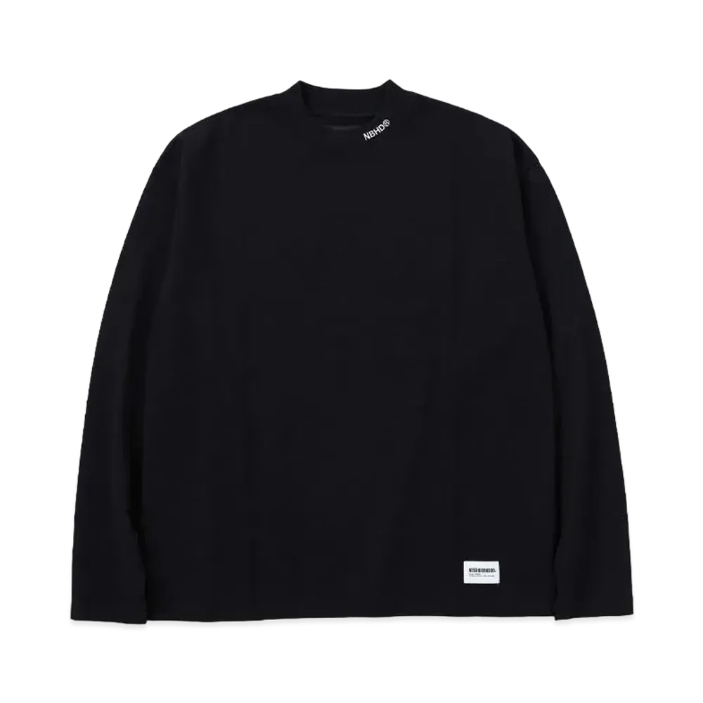NEIGHBORHOOD Classic Mockneck LS "Black"