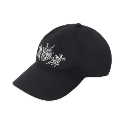 WILDSIDE Yohji Yamamoto x IZUMONSTER Embroidery Cap (King Ghidorah) "Black"