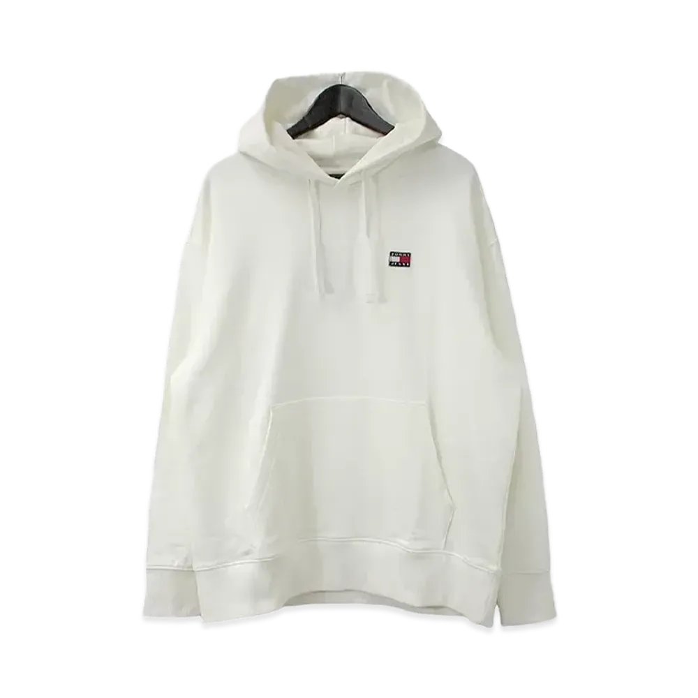 TOMMY JEANS Tommy Badge Hoodie Eu Model "AncientWhite"