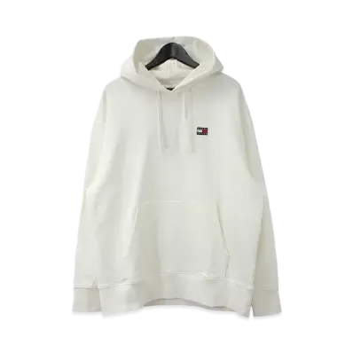 TOMMY JEANS Tommy Badge Hoodie Eu Model "AncientWhite"