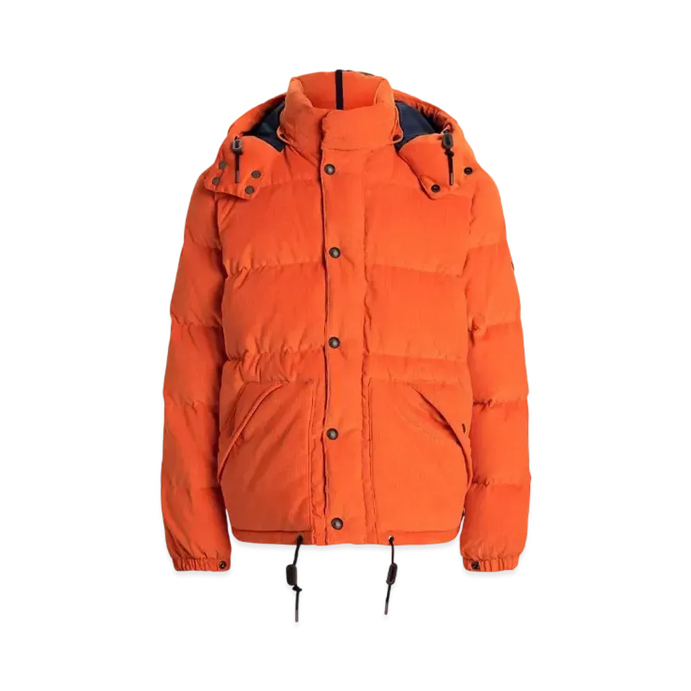 Polo Ralph Lauren Wainwright Corduroy Down Jacket "Orange"