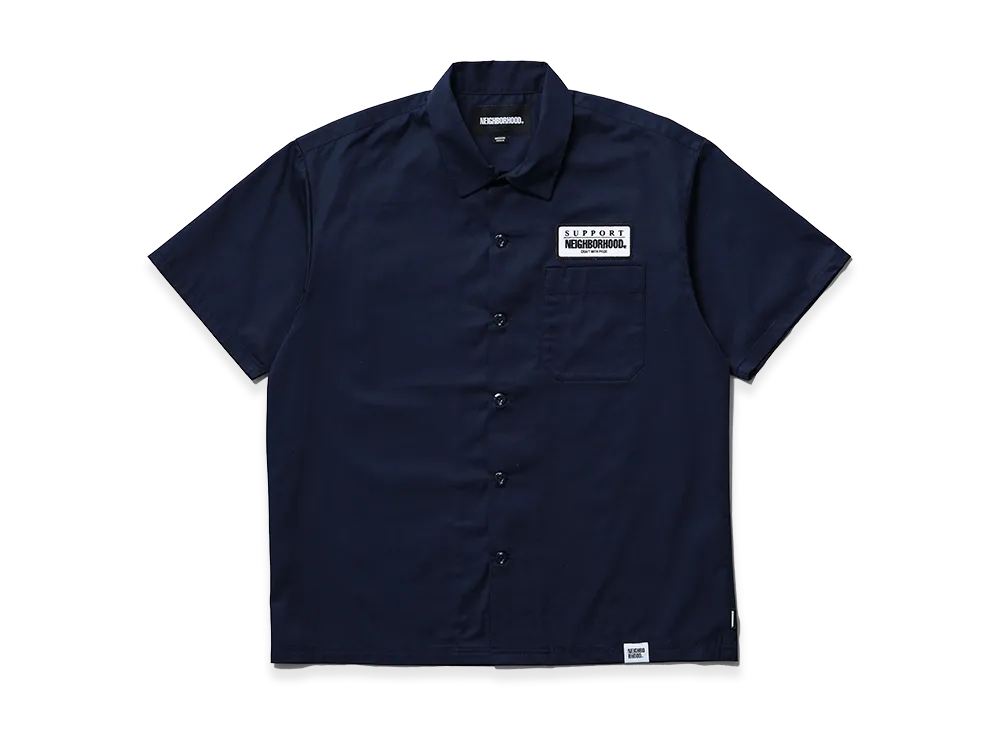 NEIGHBORHOOD Classic Work Shirt SS-1 "Navy"